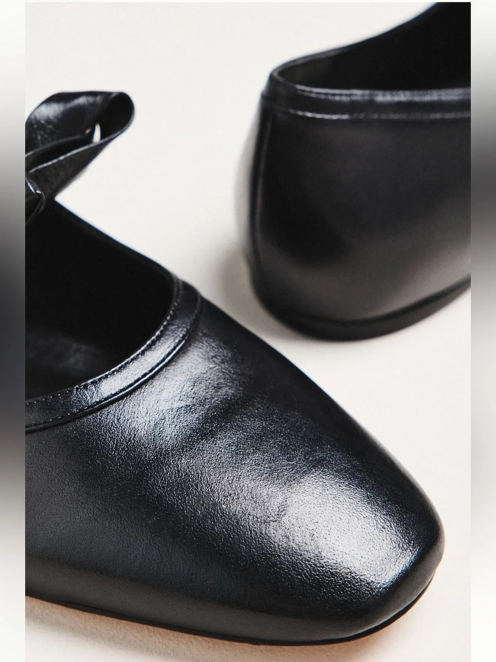 NEW MAEVE KNOTTED BOW MARY JANE FLATS